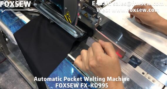 Automatic Pocket Welting Machine
