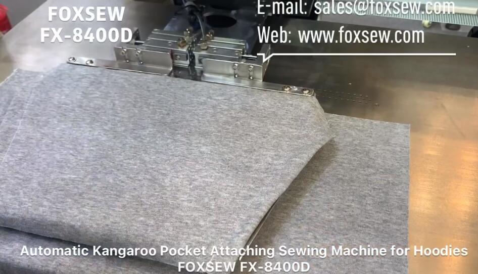 Automatic Kangaroo Pocket Sewing Machine for Hoodies