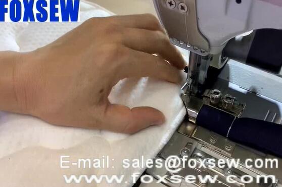 Mattress Tape Edge Binding and Zipper Attaching Sewing Machine
