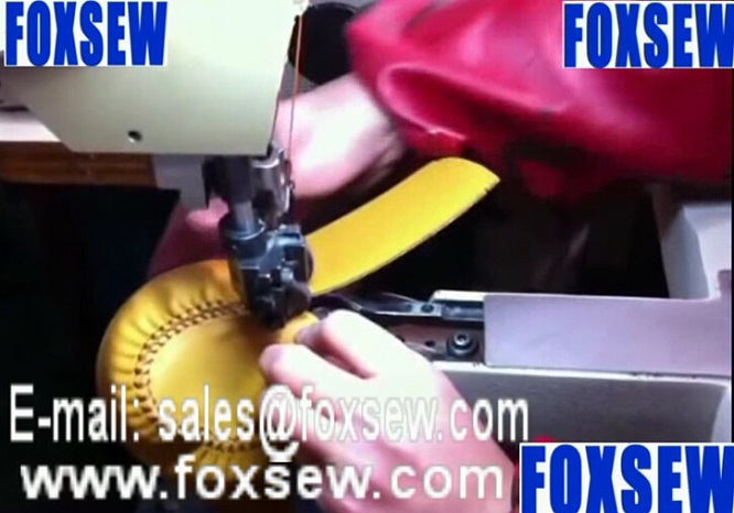 Tubular Moccasin Ornamental Patterns Stitching Machine for Shoes Upper Seaming and Decorative