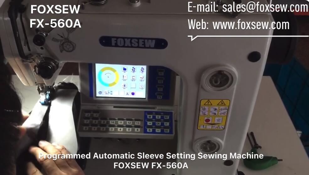 Programmed Automatic Sleeve Setting Sewing Machine