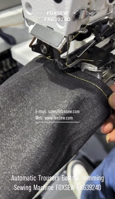 Automatic Chainstitch Jeans Bottom Hemming Machine