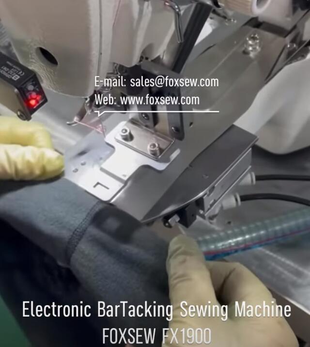 Electronic Bar Tacking Sewing Machine