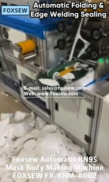 Automatic Folding Type KN95 Mask Body Making Machine