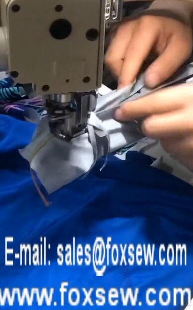 4-Needle 6-Thread Flat Seaming Sewing Machine