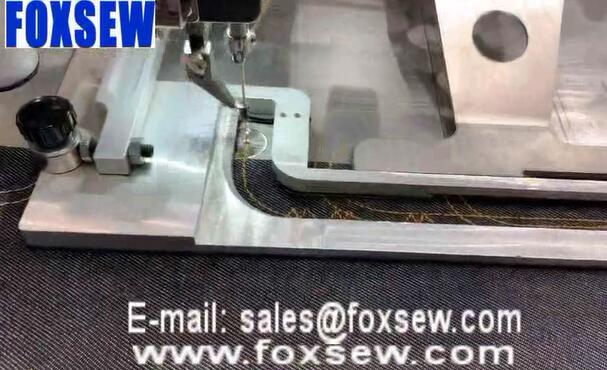 Automatic J-Stitch Sewing Machine for Jeans