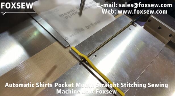 Automatic Shirts Pocket Mouth Straight Stitching Sewing Machine