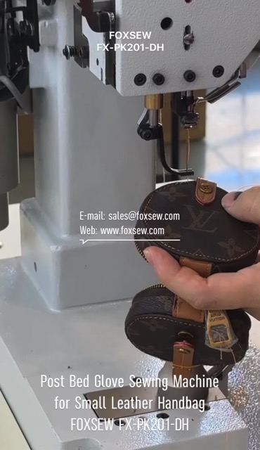 Post Bed Glove Sewing Machine for Small Handbag