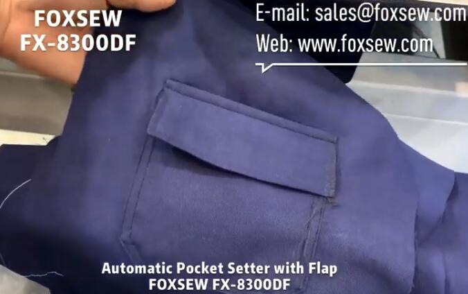 Automatic Pocket Setter with Flap