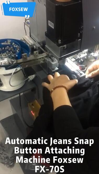 Automatic Jeans Snap Button Machine