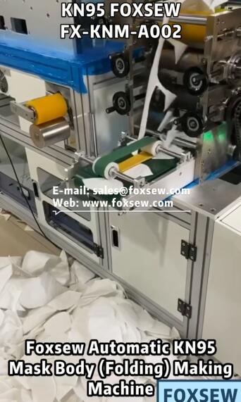 Automatic KN95 Folding Mask Body Making Machine