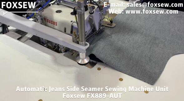 Automatic Jeans Side Seamer Sewing Unit