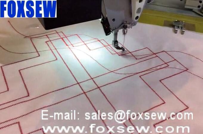 Rotating Head Automatic ZigZag Stitch Pattern Sewing Machine