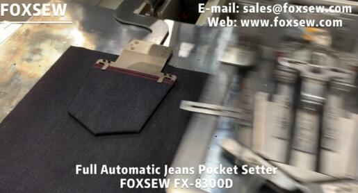 Full Automatic Jeans Pocket Setter