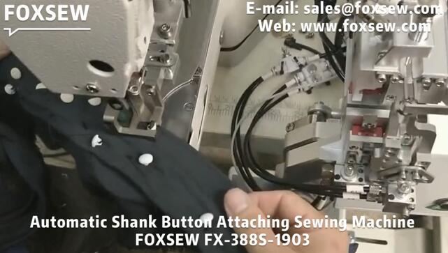 Auto-Feeding Shank Button Attaching Machine Sewing Unit