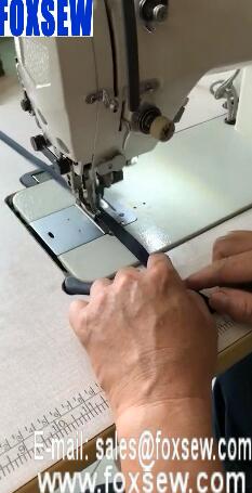 Top and Bottom Feed Lockstitch Machine with Edge Trimmer
