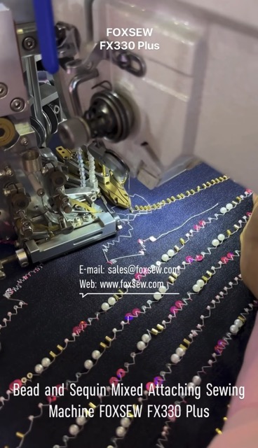 Bead and Sequin Mixed Attaching Sewing Machine