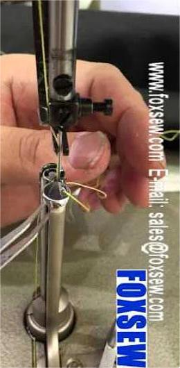 How to Threading Glove Sewing Machine PK201