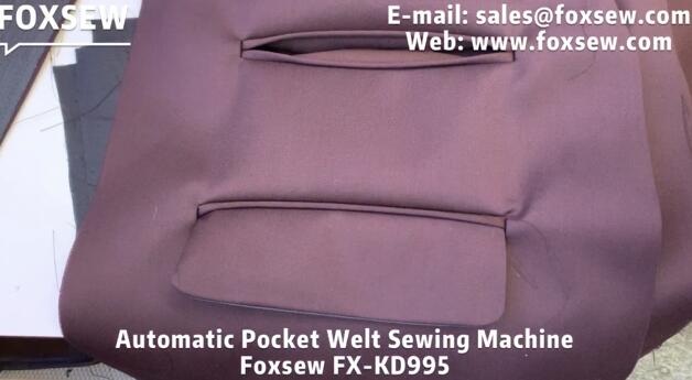 Automatic Pocket Welt Sewing Machine