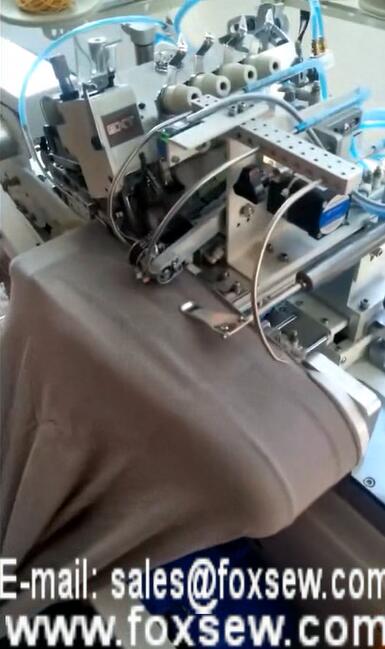 Automatic Waist Pants Elastic Bands Setting Machine