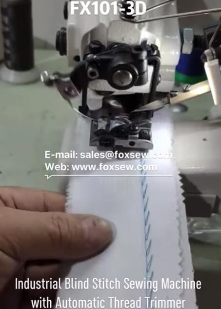 Industrial Blind Stitch Machine with Automatic Thread Trimmer