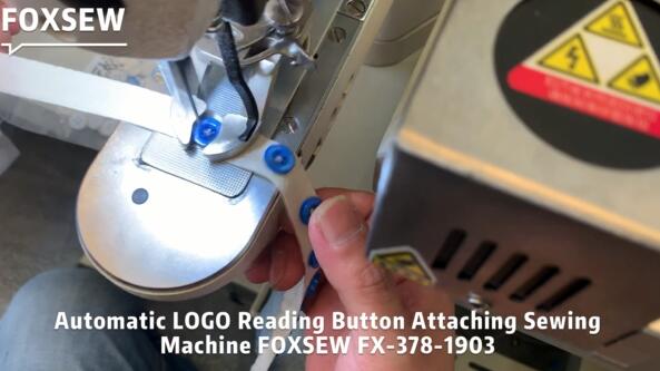 Automatic Logo-Reading Button Sewing Machine