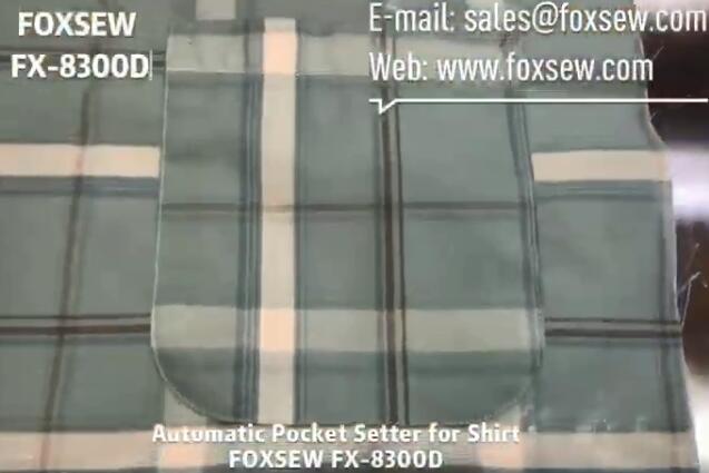 Automatic Pocket Setter for Shirt
