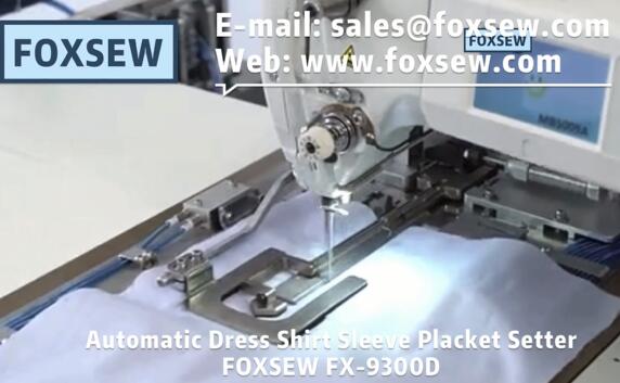 Automatic Shirt Sleeve Placket Sewing Unit