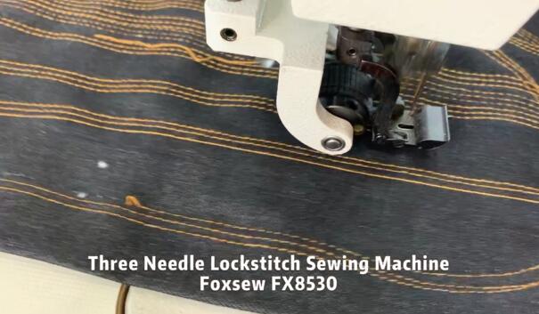 Three Needle Lockstitch Machine with Puller