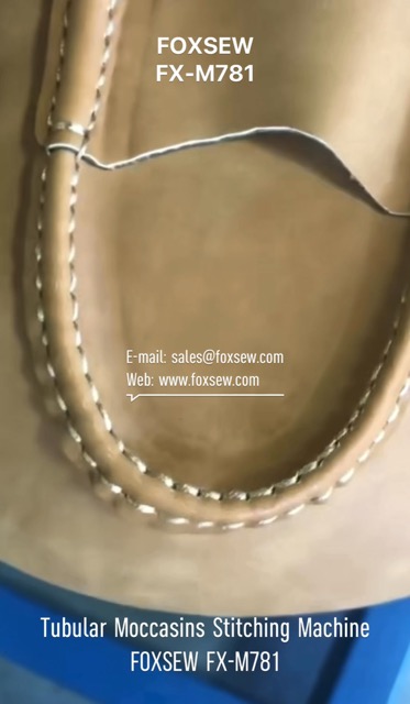 Tubular Moccasins Stitching Sewing Machine