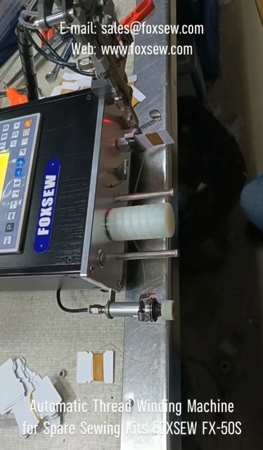 Automatic Thread Winding Machine for Spare Sewing Kits