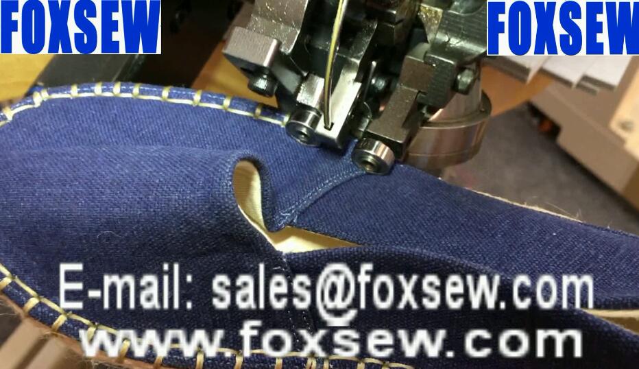 Jute Sole Espadrille Ornamental Stitching Sewing Machine