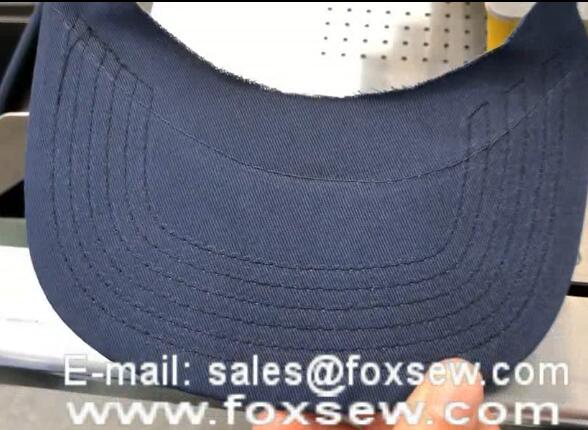 Automatic Cap Visor Pattern Sewing Machine