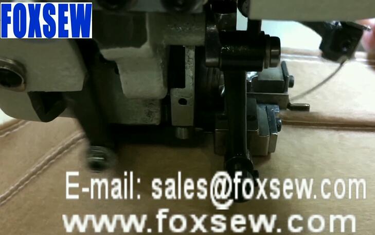 Double Side Cashmere Overcoat Blind Stitch Sewing Machine