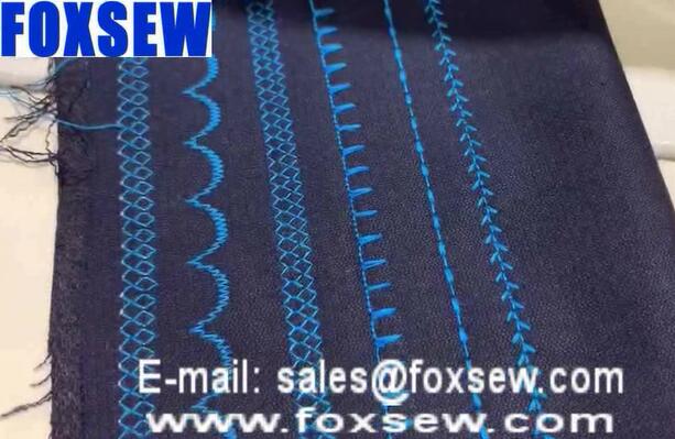 Zigzag Fancy Decorative Stitches Pattern Sewing Machine