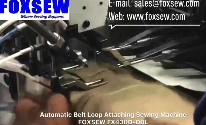 Automatic Beltloop Attaching Sewing Machine