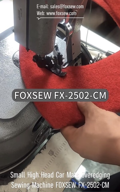 Small High Head Car Mats Overedging Sewing Machine