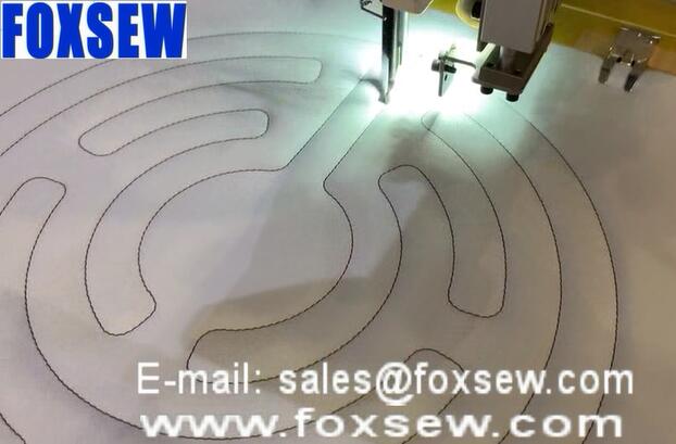 Rotation Head Automatic CNC Pattern Sewing Machine for Upholstery