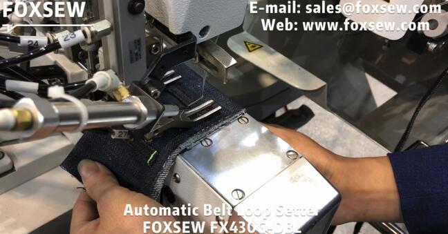 Automatic Belt-Loop Setter for Jeans