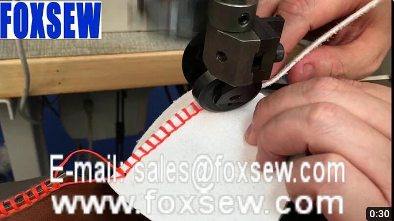 Moccasin Shoes Upper Ornamental Stitching Machine