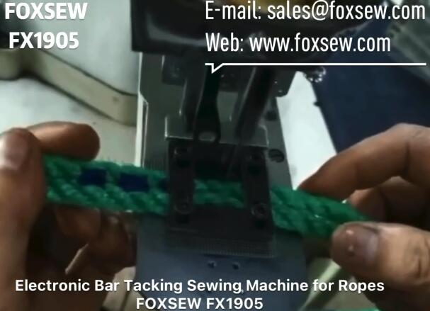 Electronic Bartacking Machine for Ropes
