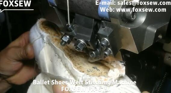 Ballet Shoes Welted Stitching Machine