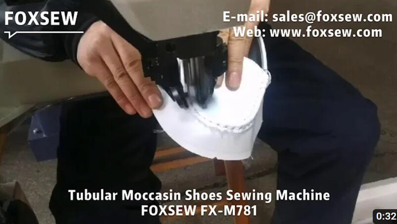 Tubular Moccasins Shoes Stitching Machine