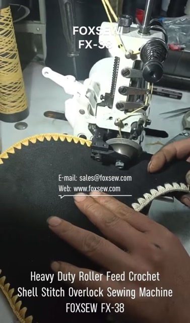 Roller Feed Shell Stitch Overlock Machine for Shoes