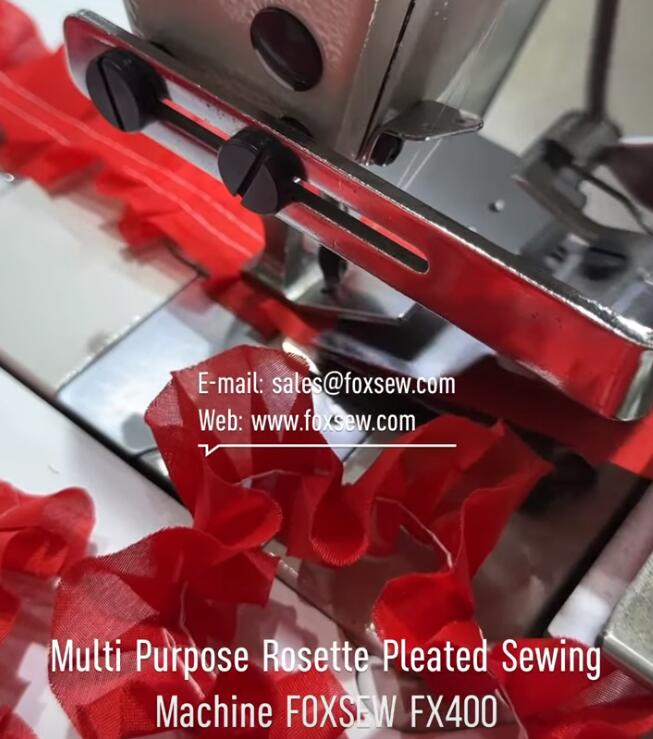 Multi-Purpose Rosette Pleated Sewing Machine