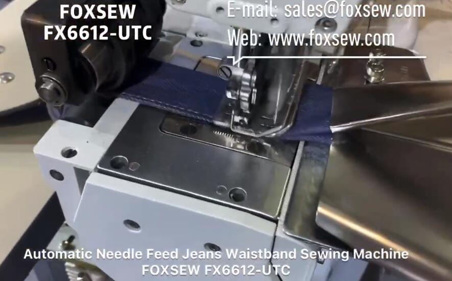 Automatic Needle Feed Jeans Waistband Sewing Machine