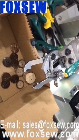 Automatic Coconut Button Feeding Machine