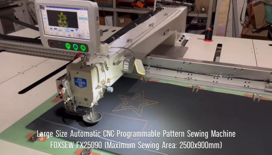 Large Size Automatic CNC Programmable Pattern Sewing Machine