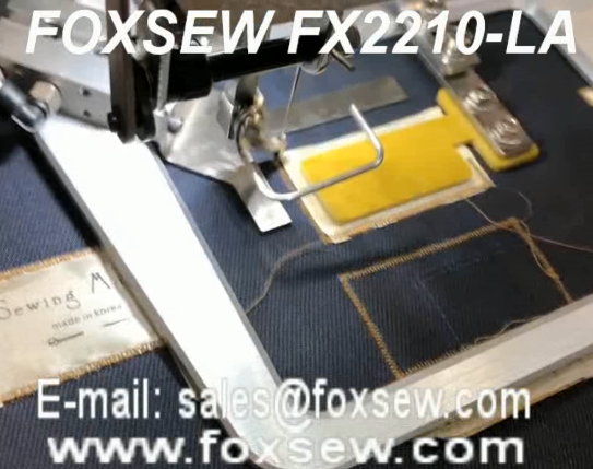 Automatic Label Attaching Sewing Machine