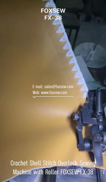 Roller Foot Shell Stitch Overlock Sewing Machine